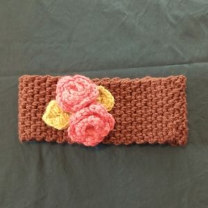 Crocheted ear warmer head band